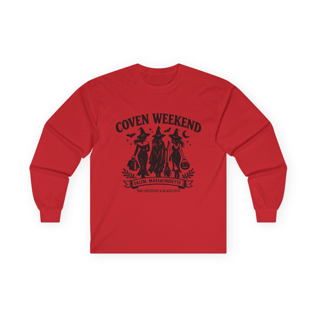 Coven Weekend Long Sleeve Tee — Salem Witches Graphic Shirt