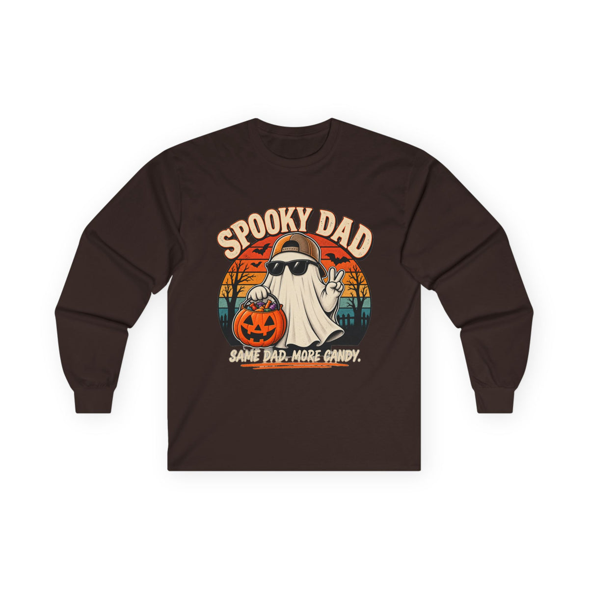 Spooky Dad Retro Long Sleeve Tee