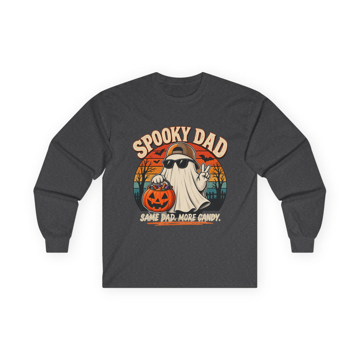 Spooky Dad Retro Long Sleeve Tee