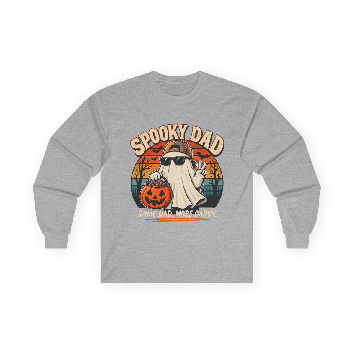 Spooky Dad Retro Long Sleeve Tee