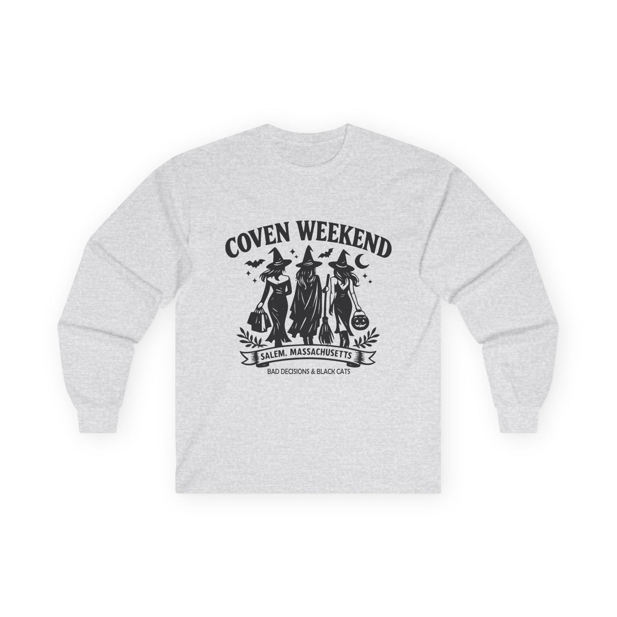 Coven Weekend Long Sleeve Tee — Salem Witches Graphic Shirt