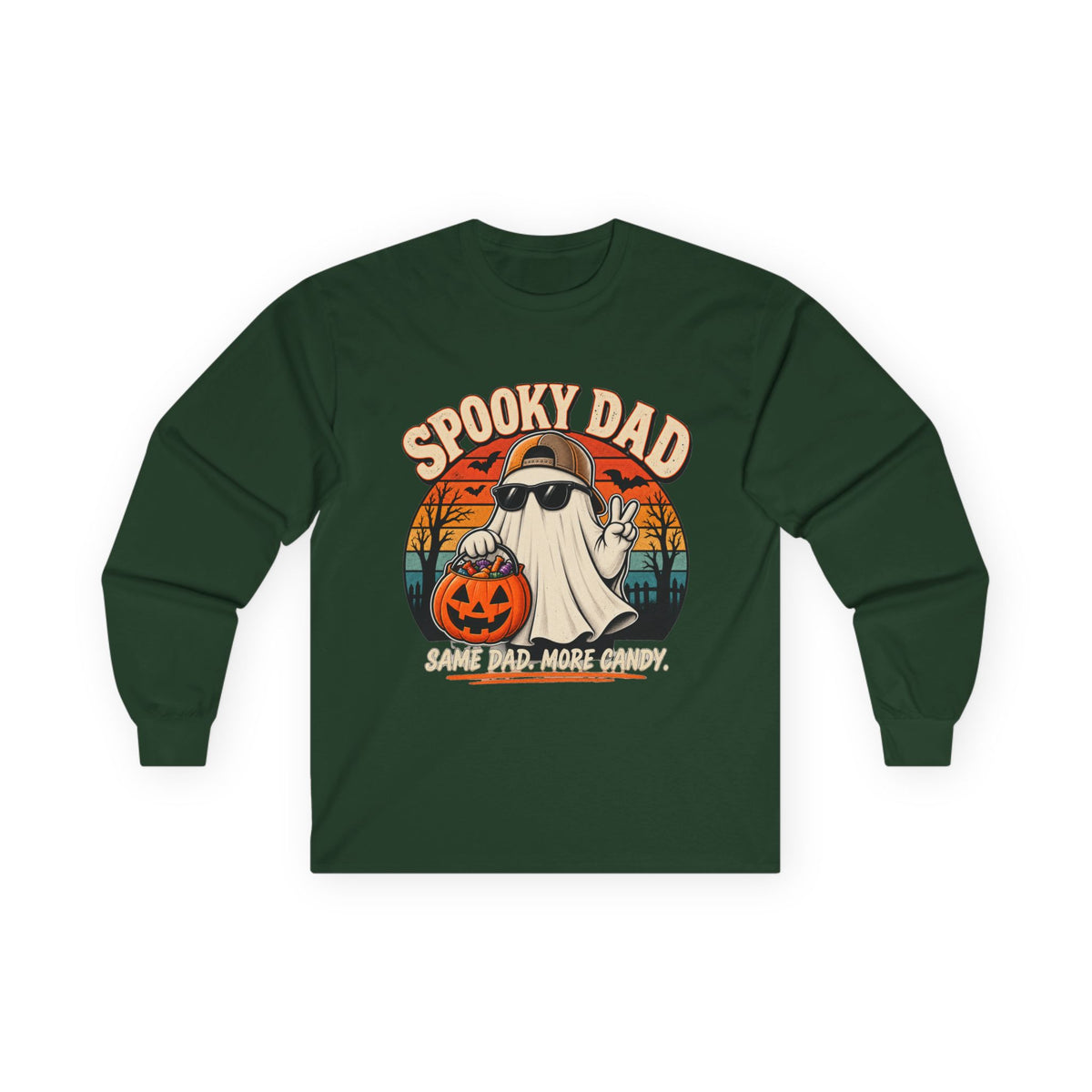 Spooky Dad Retro Long Sleeve Tee