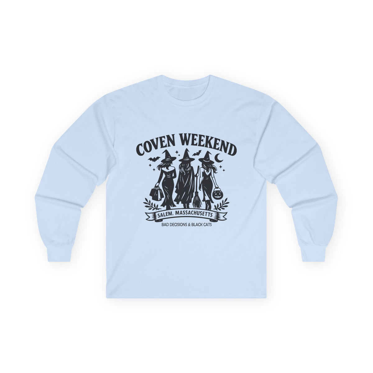 Coven Weekend Long Sleeve Tee — Salem Witches Graphic Shirt