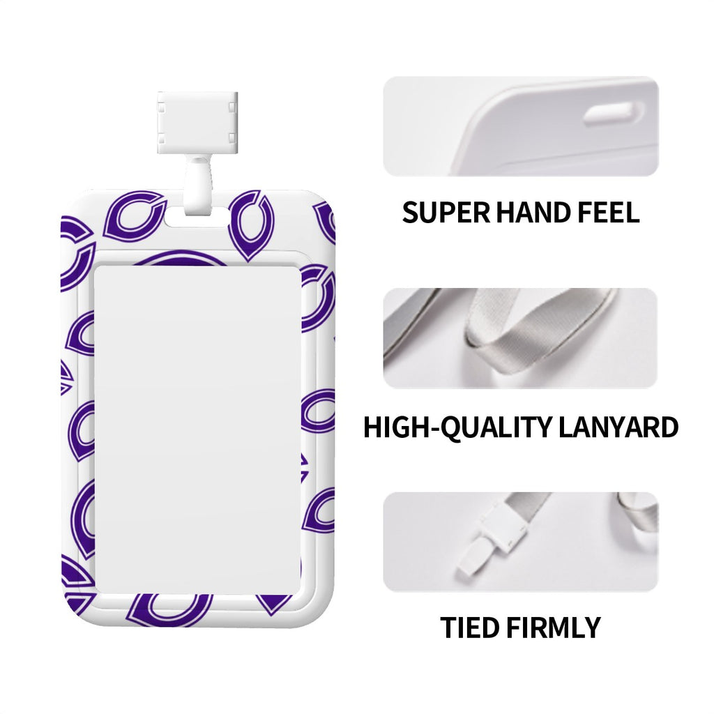 Canyon Eagle Purple Heart Double Sided ID Badge Holder